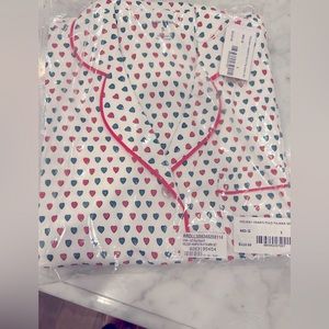 Roller Rabbit Holiday Hearts Polo Pajamas - Size small